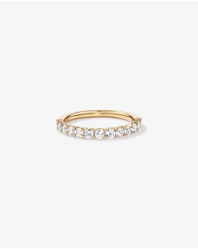 Michael Hill - 0.75 Carat TW Laboratory-Grown Diamond Wedding Band in 10kt Yellow Gold