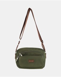 Pierre Cardin - Pierre Cardin RFID Anti-Theft Nylon Crossbody Bag