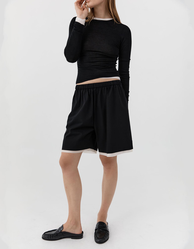 St. Agni - Layered Bermuda Shorts