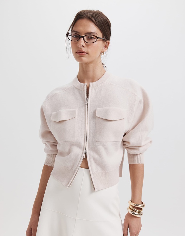 SABA - Amaya Boiled Wool Bomber