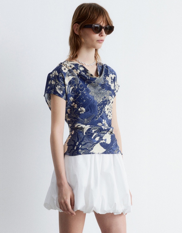 & Other Stories - Draped Cowl-Neck Top