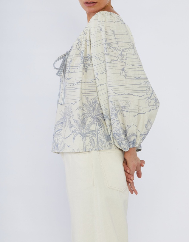 Amelius - Fresco Linen Billow Blouse