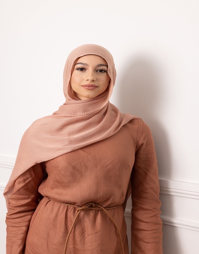 Mod Squad - Double Stitch Hijab- Petal