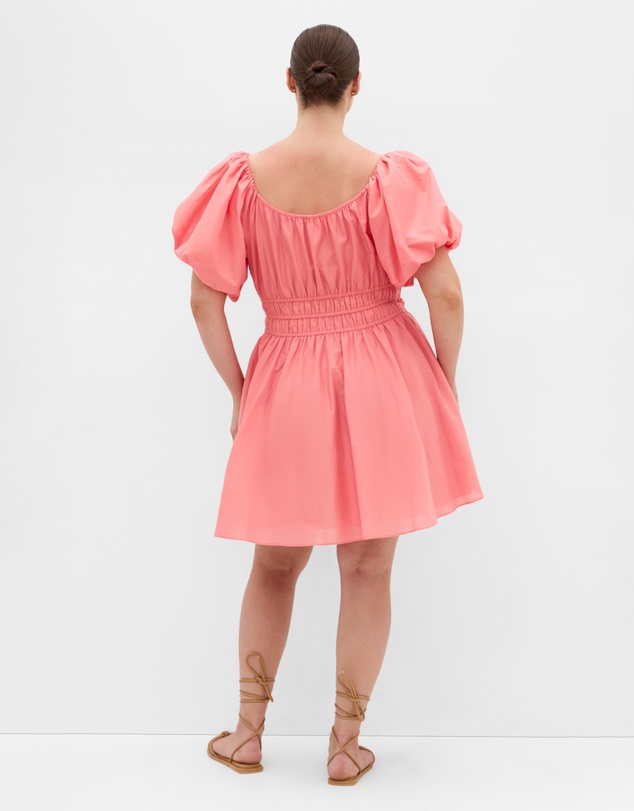 City Chic - Lilli Puff Sleeve Mini Dress