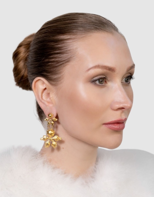 Stephanie Browne - Miss Orchid Rd Earrings