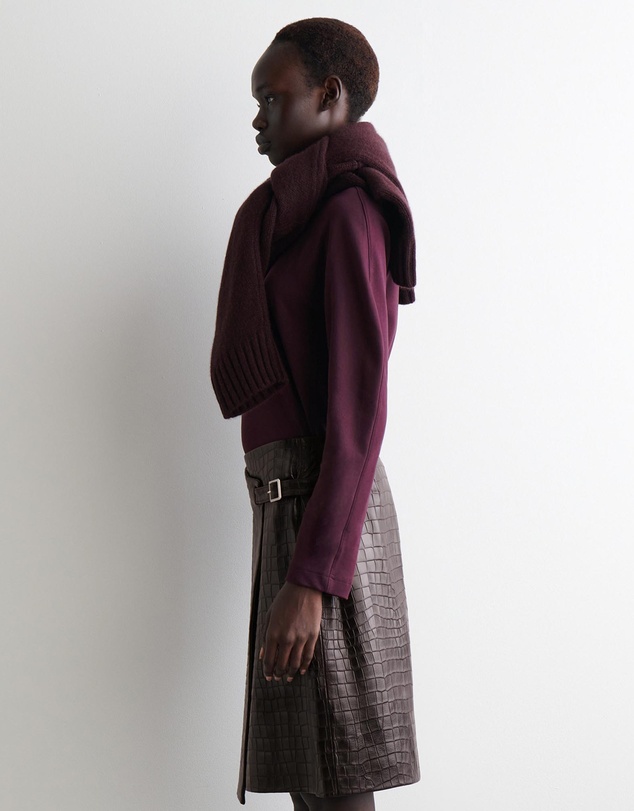 COS - Rounded Jersey Top