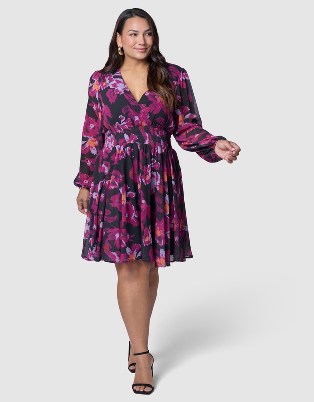 Pink Dusk by Curve Project - Ravished Mini Dress