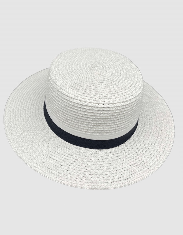 Jacaru - Jacaru 1882 Boater Hat White