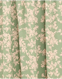 Petal & Pup - Ashara Long Sleeve Midi Dress - Green Floral