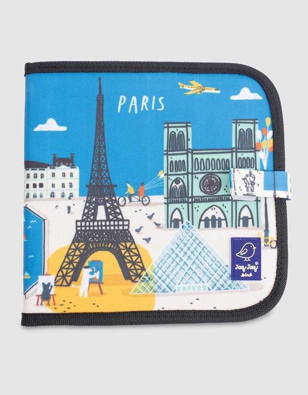 Jaq Jaq - Jaq Jaq Bird - Cities of Wonder Erasable Book - Paris