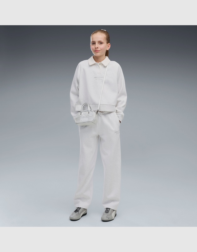 Puma - Class Relaxed Cropped Fleece Sweatshirt - Girls