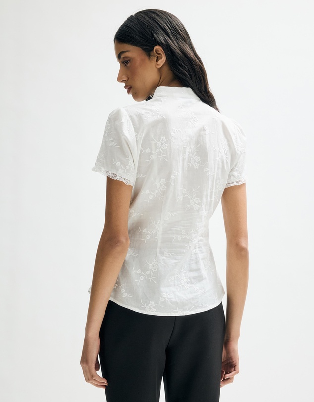 Minima Esenciales - Masson Cotton and Lace Shirt