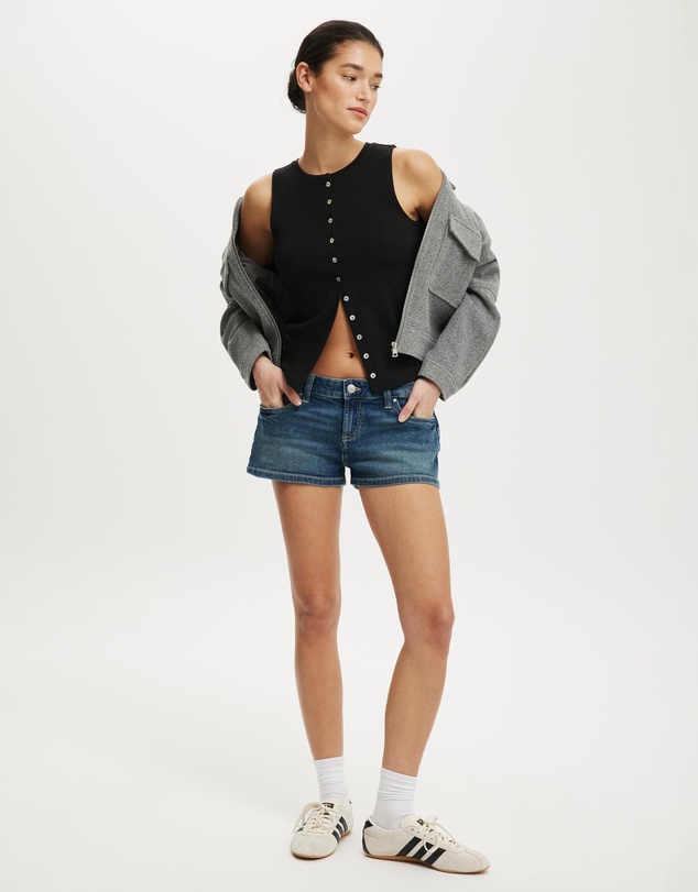 Cotton On - Bailey Button Detail Vest