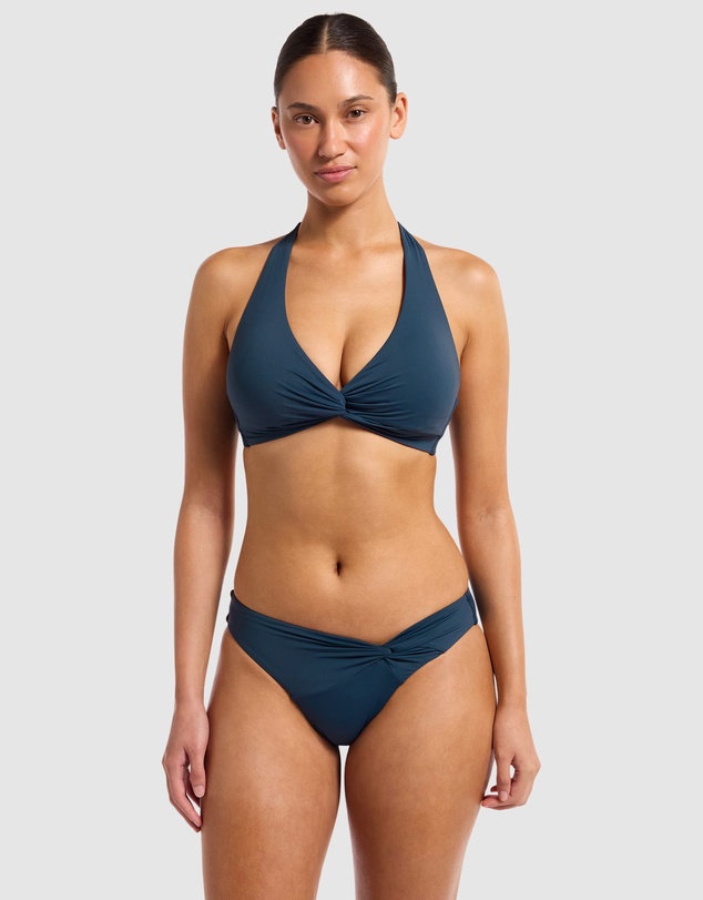 JETS - Jetset Smooth Twist Front Halter Bikini Top