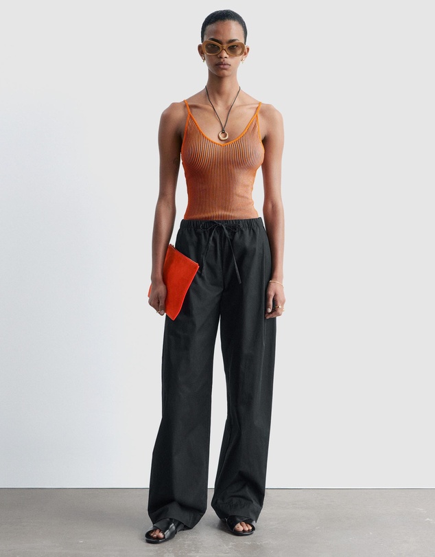 & Other Stories - Cotton Twill Drawstring Trousers