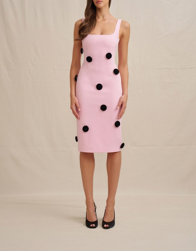 BY JOHNNY. - Anita Spot Midi Dress