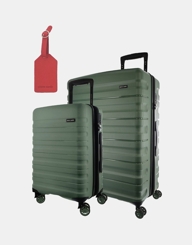 Pierre Cardin - Pierre Cardin Grande Hard Shell Medium and Cabin Bundle 2-Piece Set