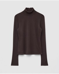 & Other Stories - Merino Wool Polo Neck Top