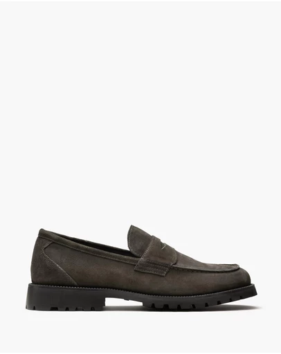 Aquila - Ezra Suede Penny Loafers