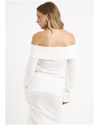 Subtitled - Palma Off Shoulder Knit Top