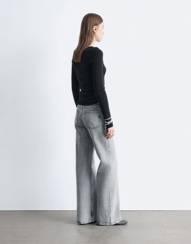 & Other Stories - Studded Wide-Leg Jeans