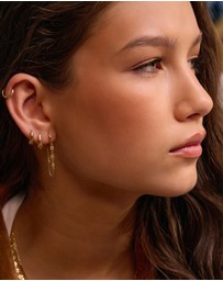 Arms Of Eve - Paloma Gold Huggie Earrings