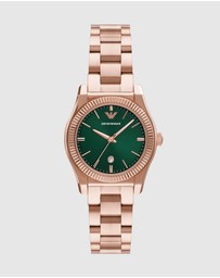 Emporio Armani - Rose Gold Tone Analogue Watch