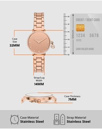 Michael Kors - Pyper Rose Gold Analogue Watch
