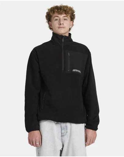 RVCA - Mens Go Mock Neck Fleece Jumper