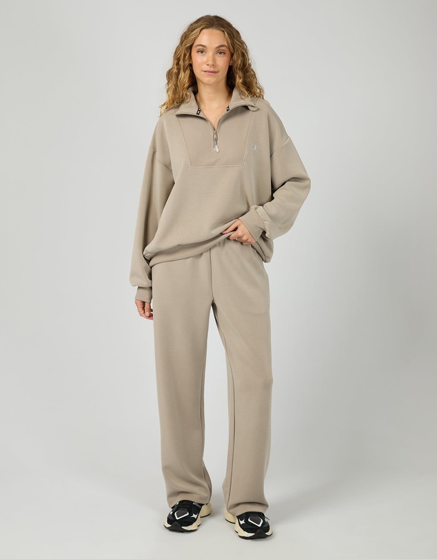 All About Eve - Luxe Active 1/4 Zip Stone