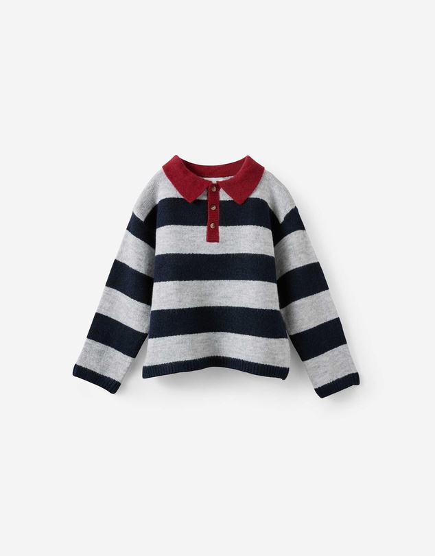 Cotton On Kids - Rugby Knit Polo
