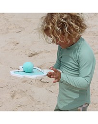 Sunnylife - Kids Velcro Beach Bats Sammy the Seagull Blue Stripe