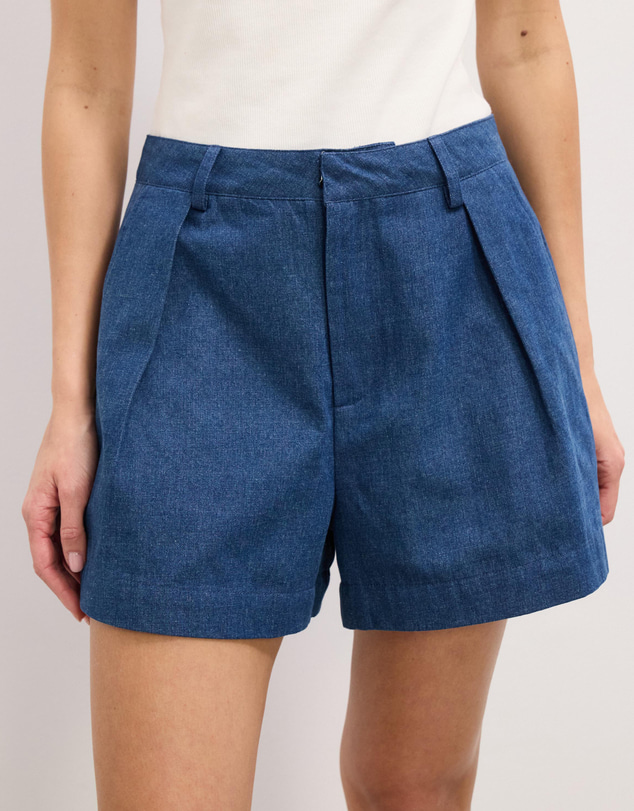 The Fated - Belle High Waisted Soft Denim Shorts