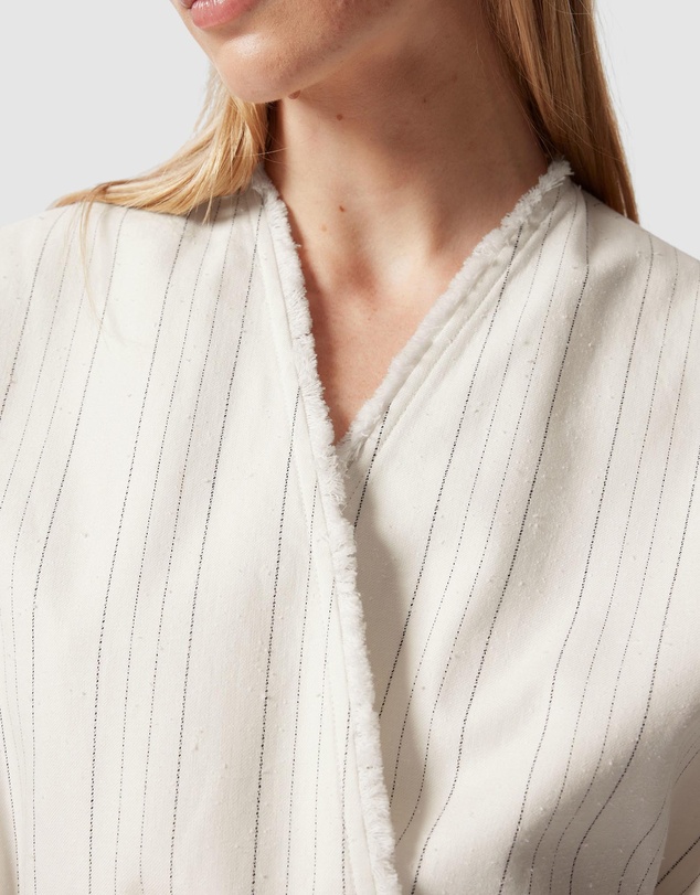 & Other Stories - Raw-Edge Wrap Waistcoat