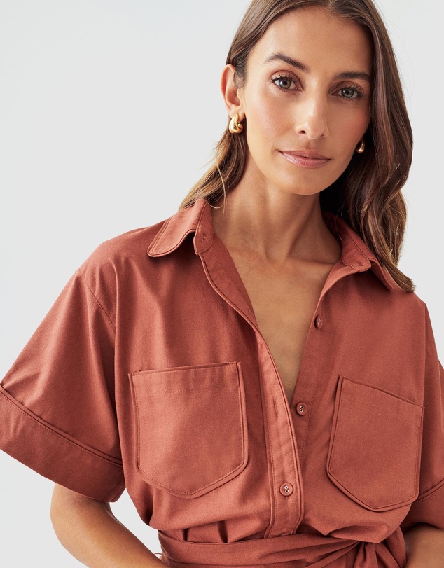 Calli - Rain Shirt Dress
