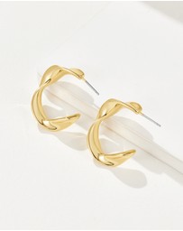 Mestige - Formation Earrings - 18K Gold Plated