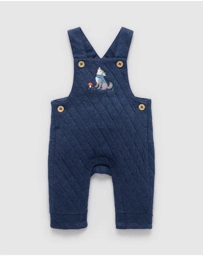 Purebaby - Quilted Overall -Kids-Babies