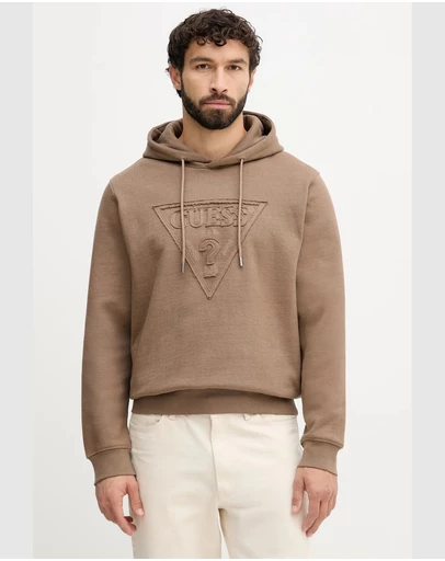 GUESS - Triangle Raw Patch Hoodie