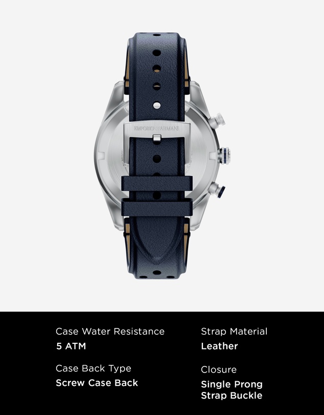 Emporio Armani - Blue Chronograph Watch