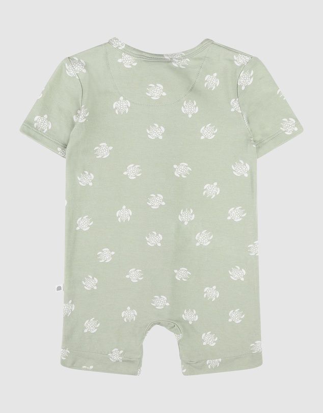 Kynd Baby - Essential Short Sleeve Onesie in Turtle