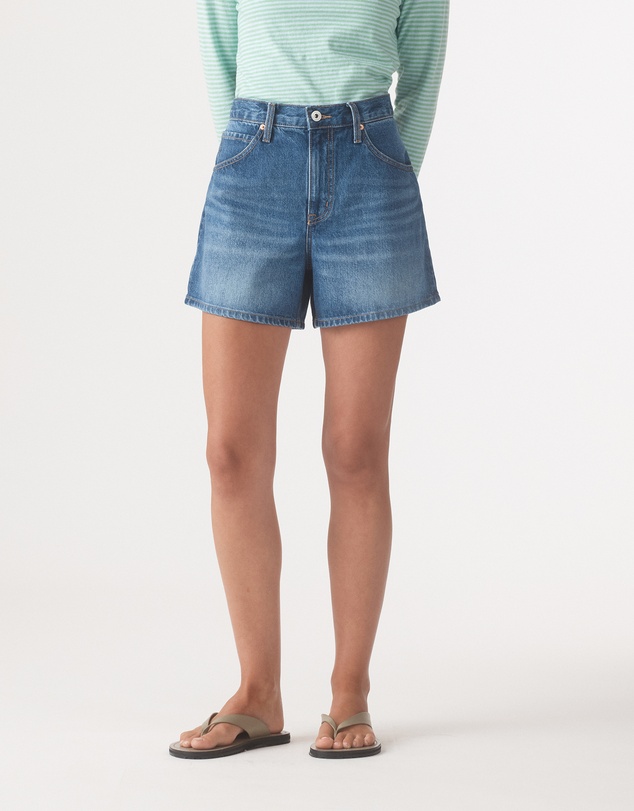 Outland Denim - Edie High Relaxed Shorts