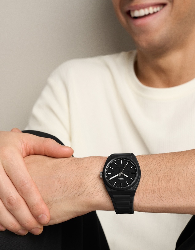 Fossil - Everett Black Analogue Watch