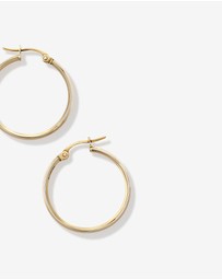 Michael Hill - 20mm Round Hoop Earrings in 10kt Yellow Gold