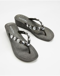 Holster - Neptune Jewelled Y-Strap Wedge - Black