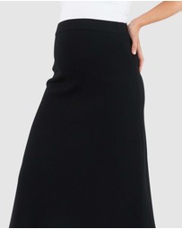 Ripe Maternity - A-Line Knit Skirt