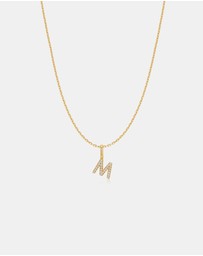 Ania Haie - Ania Haie Gold Letter M Initial Necklace