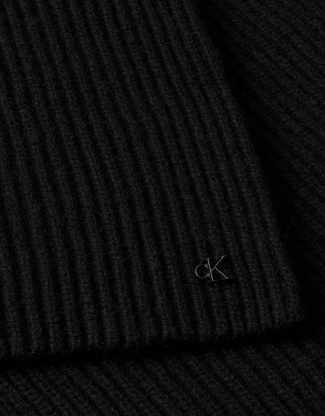 Calvin Klein - Wool Blend Signature Logo Scarf