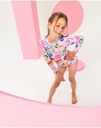 Rock Your Kid - Pretty Long Sleeve Swimsuit - Kids-Teens