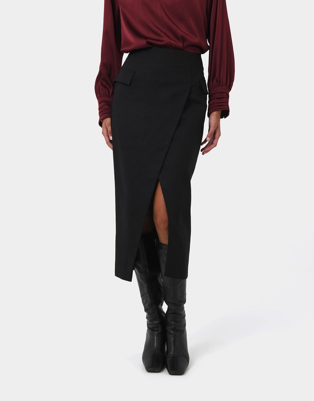 Forcast - Abby Asymmetric Tailored Skirt