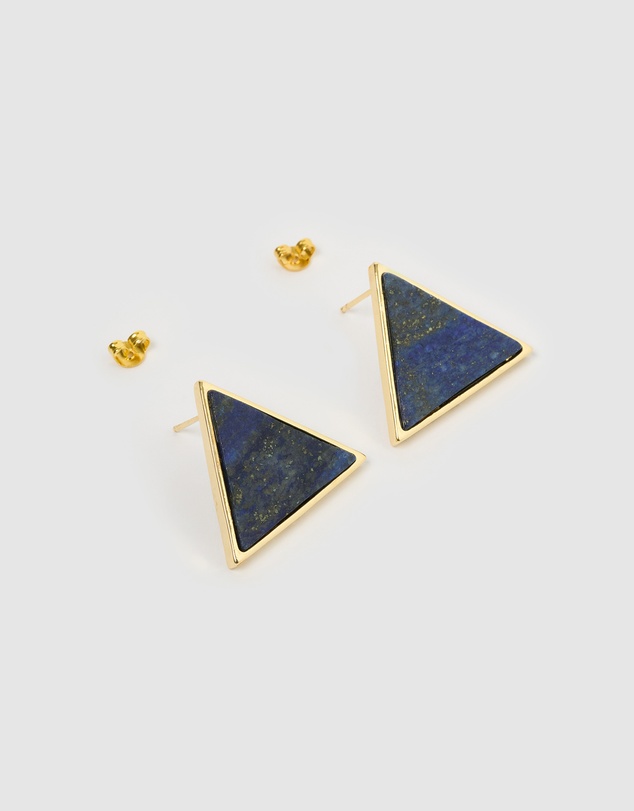 Miz Casa and Co - Geometric Triangle Earrings